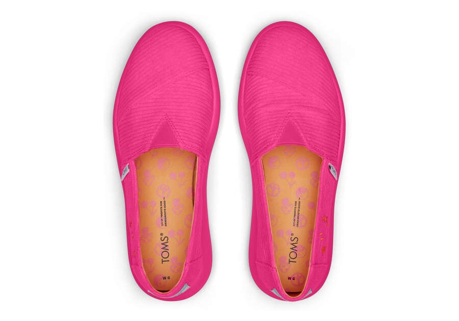 Neon Pink Women's Toms Mallow Sneakers Ireland | IE015-167