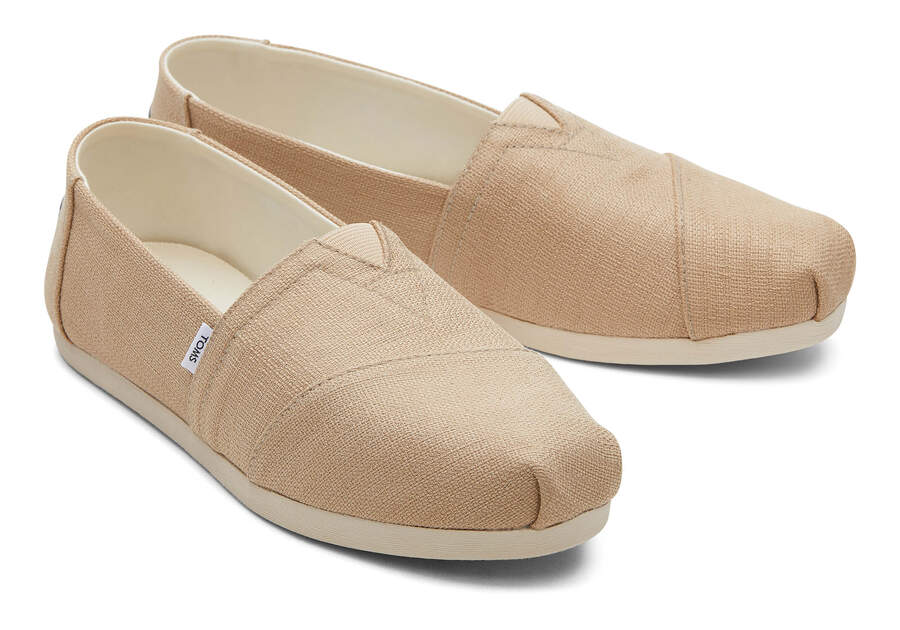 Oatmeal Women's Toms Alpargata Woven Alpargatas Ireland | IE673-050