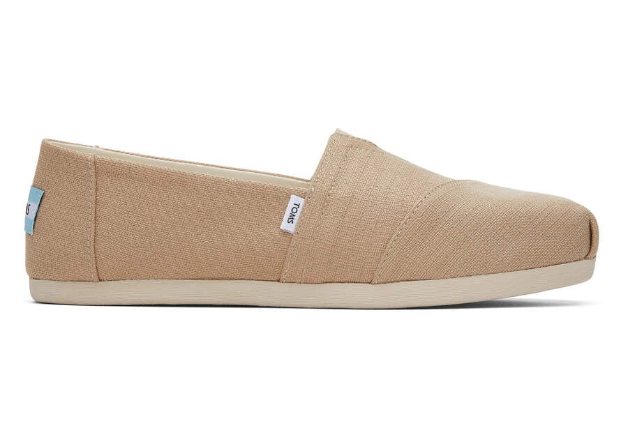 Oatmeal Women\'s Toms Alpargata Woven Alpargatas Ireland | IE673-050