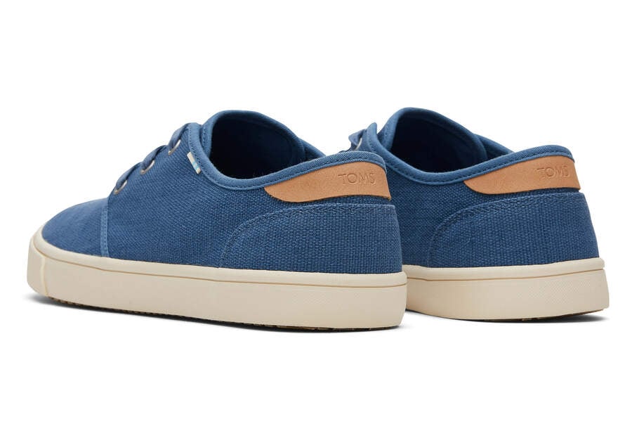 Ocean Blue Men's Toms Carlo Sneaker Sneakers Ireland | IE590-241