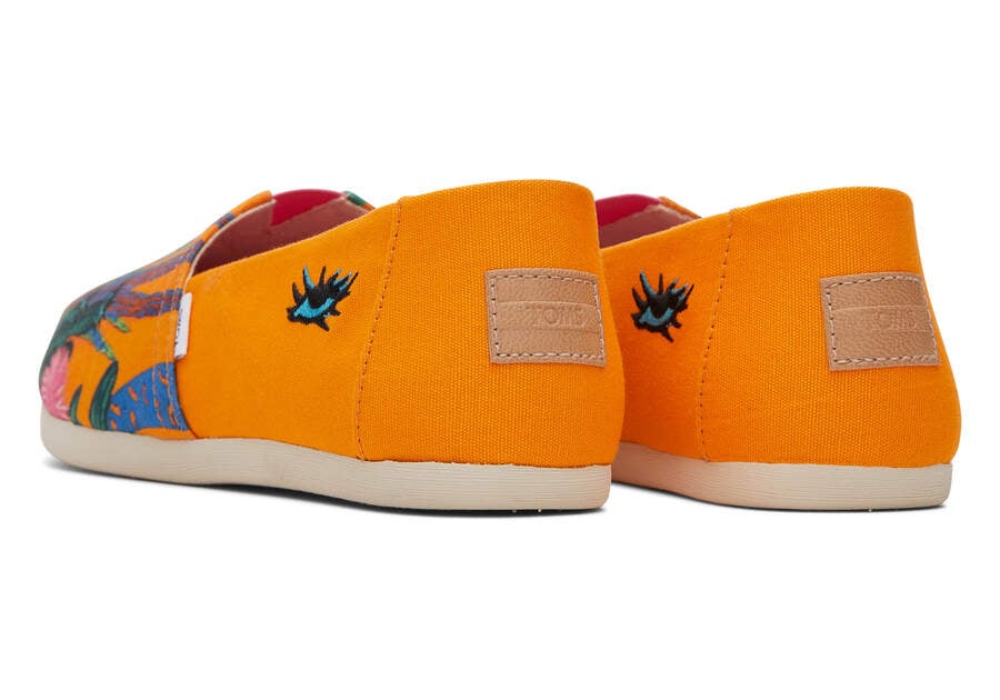 Orange Women's Toms x Stephanie Mercado Alpargatas Ireland | IE460-679