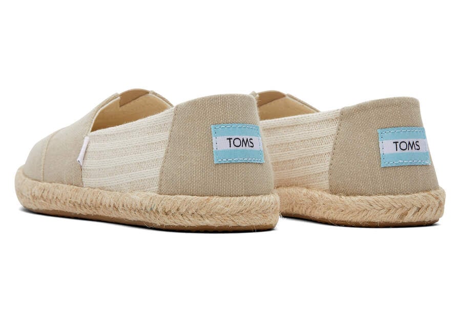 Oxford Tan Women's Toms Alpargata Recycled Cotton Rope Espadrille Espadrilles Ireland | IE639-355