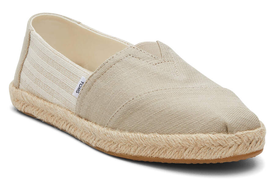 Oxford Tan Women's Toms Alpargata Recycled Cotton Rope Espadrille Espadrilles Ireland | IE639-355