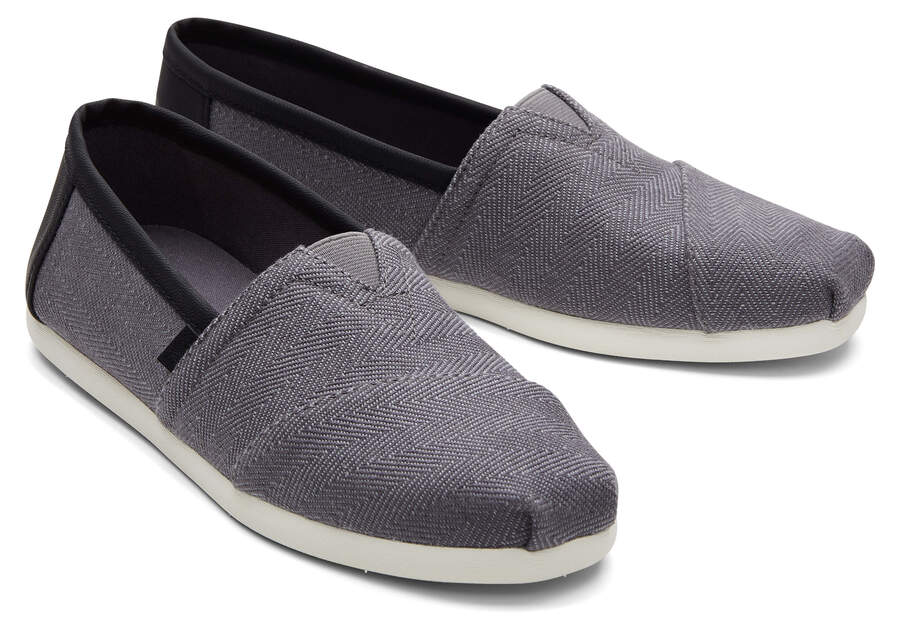 Pavement Grey Men's Toms Alpargata Synthetic Trim Alpargatas Ireland | IE739-209