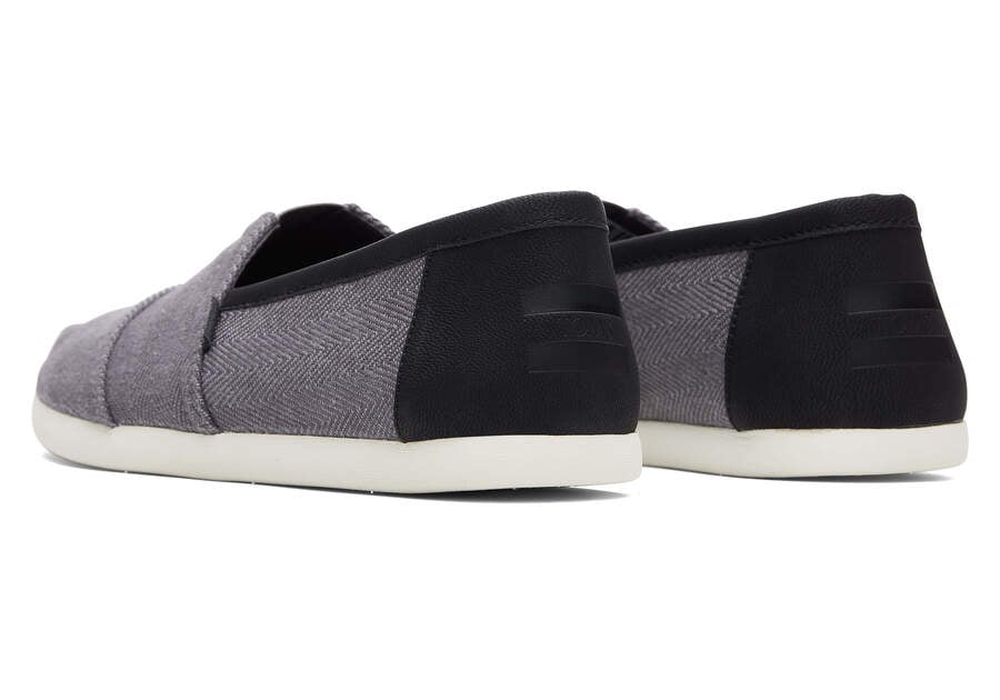 Pavement Grey Men's Toms Alpargata Synthetic Trim Alpargatas Ireland | IE739-209