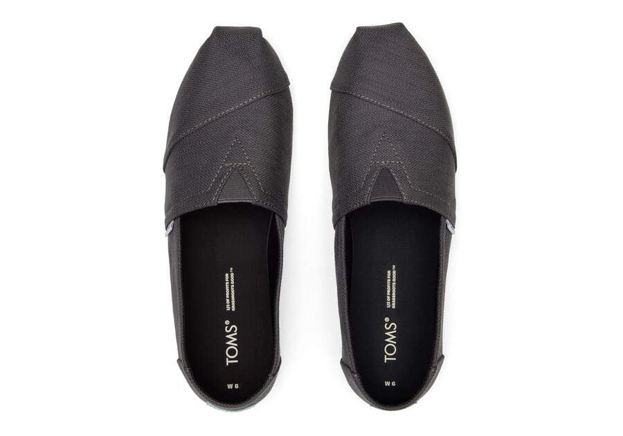 Pavement Grey Women's Toms Alpargata Woven Alpargatas Ireland | IE205-382