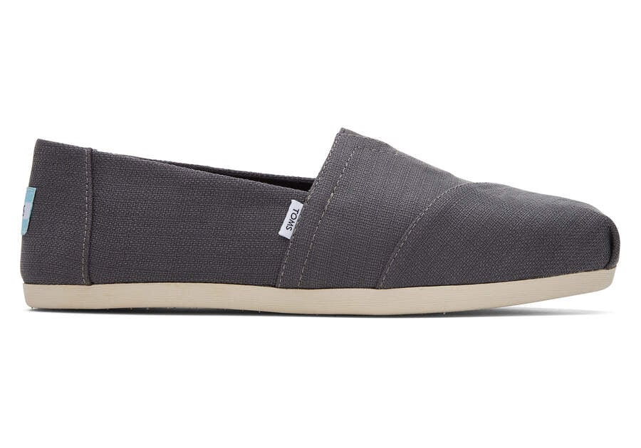 Pavement Grey Women\'s Toms Alpargata Woven Alpargatas Ireland | IE205-382