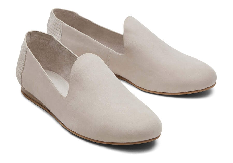 Pebble Grey Women's Toms Darcy Flat Flat Shoes Ireland | IE510-872