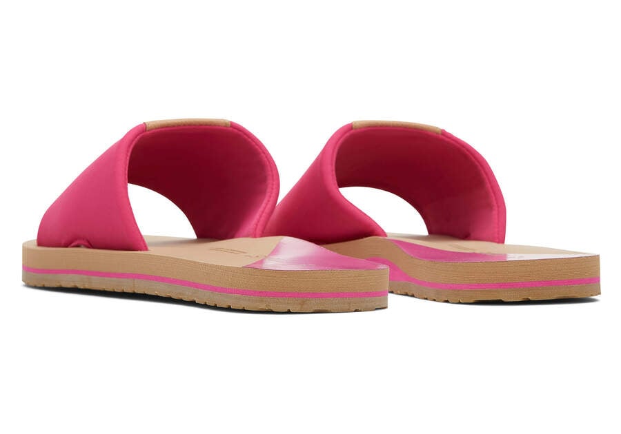 Pink Repreve Jersey Women's Toms Carly Sandal Sandals Ireland | IE844-425