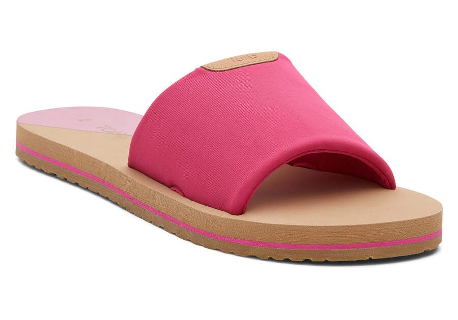 Pink Repreve Jersey Women's Toms Carly Sandal Sandals Ireland | IE844-425