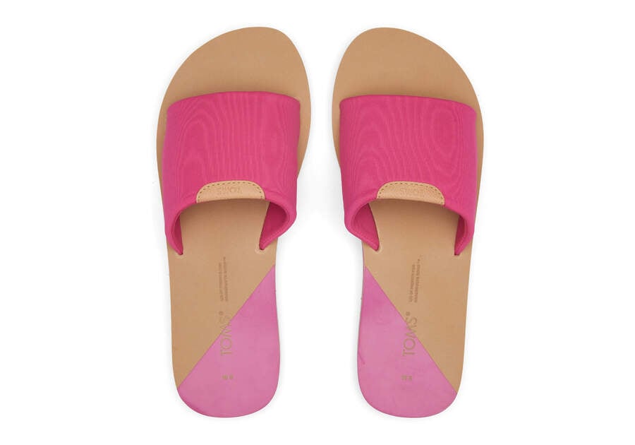 Pink Repreve Jersey Women's Toms Carly Sandal Sandals Ireland | IE844-425