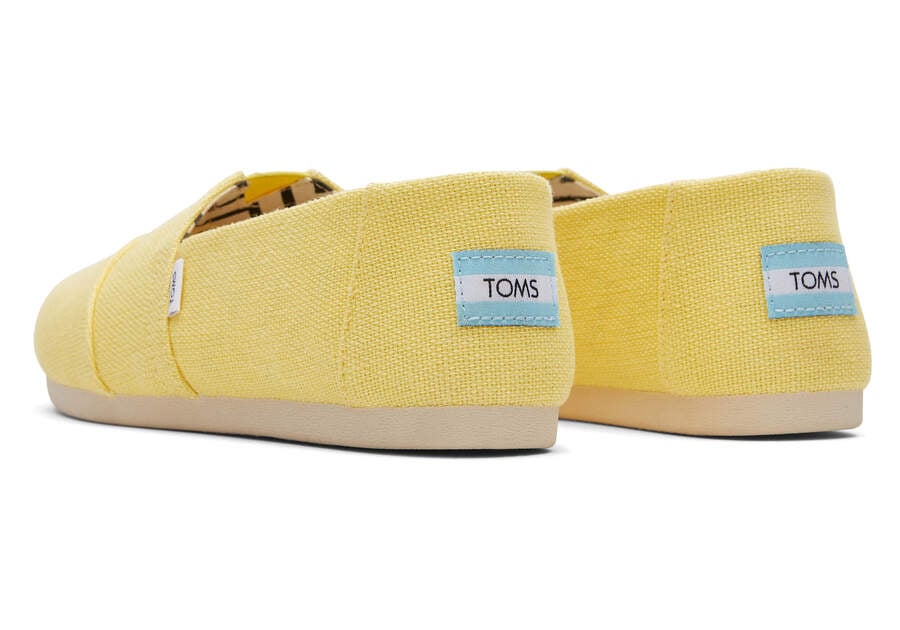 Sunny Yellow Women's Toms Alpargata Heritage Canvas Alpargatas Ireland | IE326-117