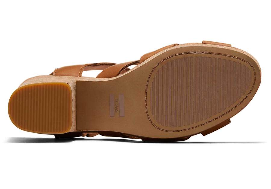 Tan Women's Toms Ava Sandal Sandals Ireland | IE251-248