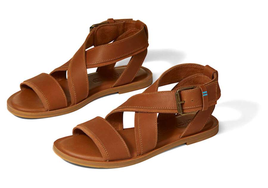 Tan Women's Toms Sidney Sandal Sandals Ireland | IE886-573