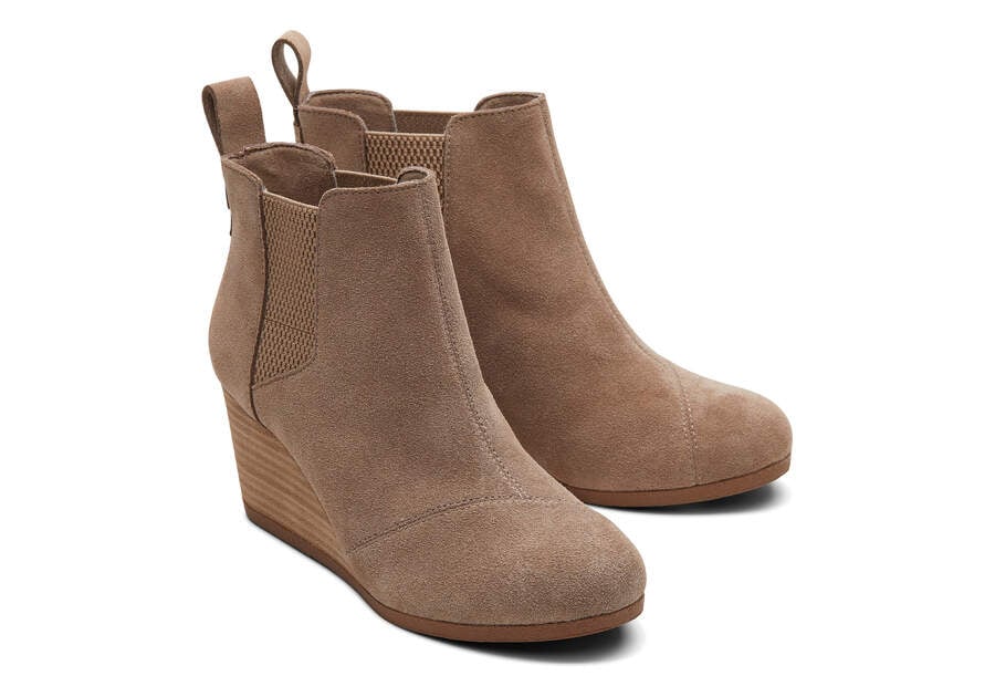 Taupe Grey Women's Toms Kayley Boot Boots Ireland | IE454-811