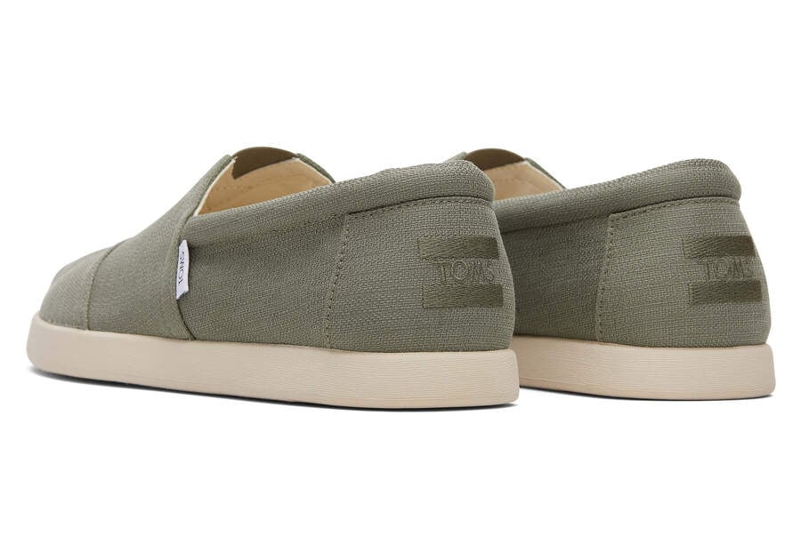 Vetiver Grey Men's Toms Alp Fwd Espadrilles Ireland | IE958-895