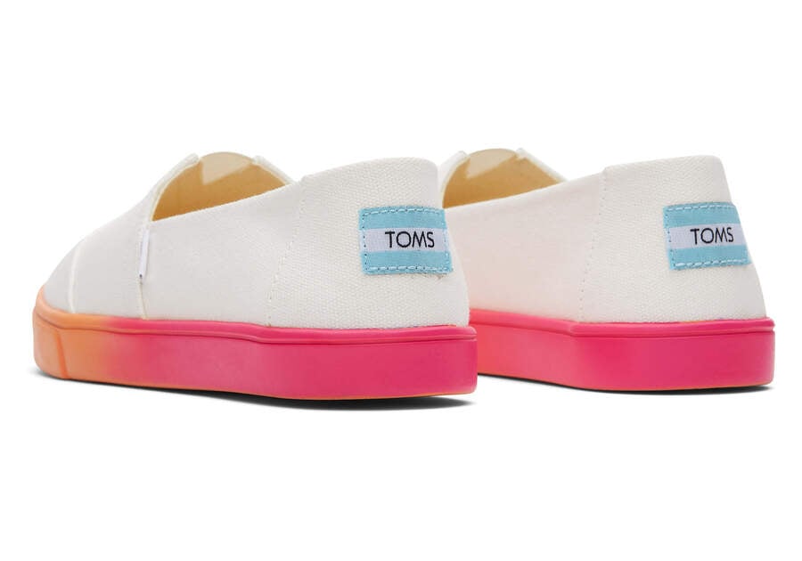 White Canvas Women's Toms Alpargata Cupsole Slip On Alpargatas Ireland | IE249-217