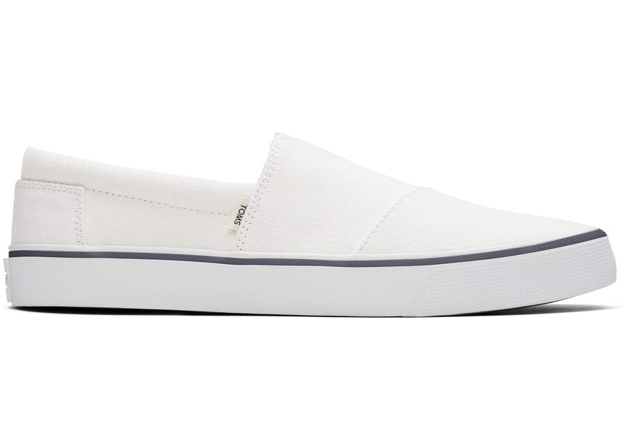 White Men\'s Toms Fenix Slip On Ireland | IE418-007