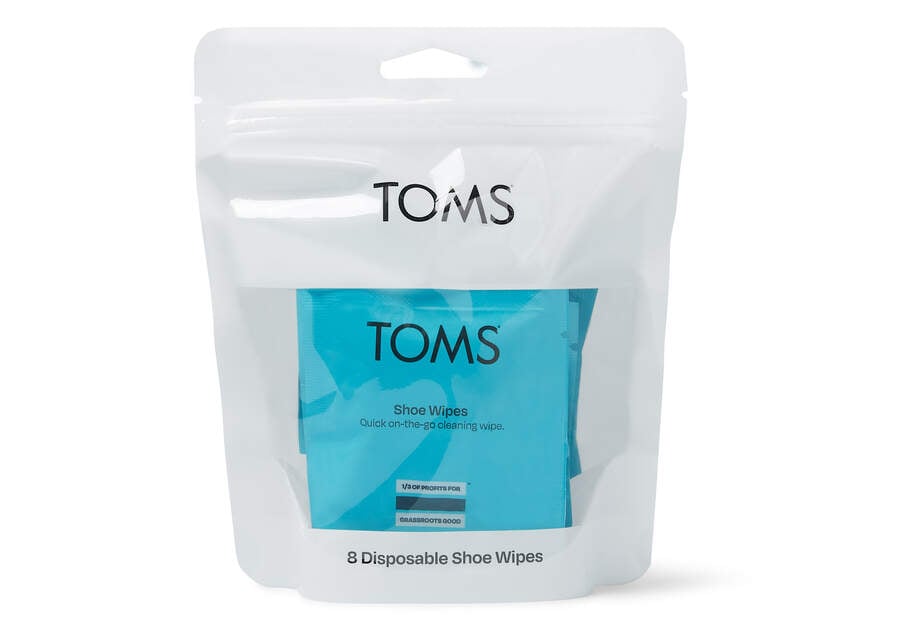 White Men\'s Toms Shoe Cleaning Wipes 8 Pack Accessories Ireland | IE097-553