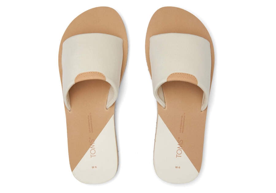 White Repreve Jersey Women's Toms Carly Sandal Sandals Ireland | IE344-372