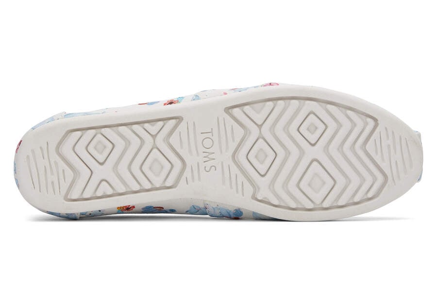 White Women's Toms Alpargata Hippos Alpargatas Ireland | IE316-401