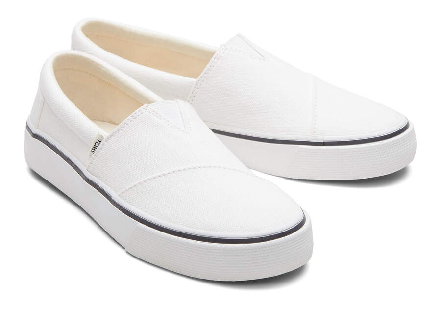 White Women's Toms Fenix Slip On Ireland | IE419-512