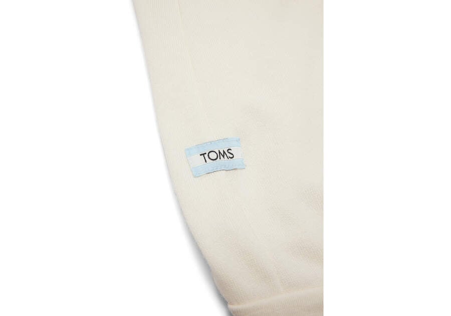 White Women's Toms Icon Zip Hoodie Hoodie Ireland | IE053-214