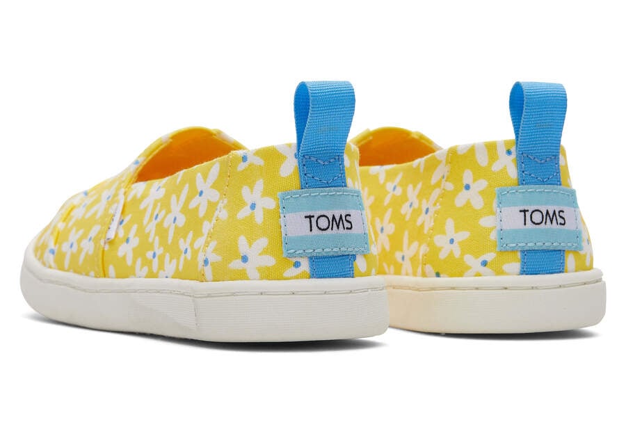 Yellow Daisies Kids' Toms Youth Alpargata Sun Daisies Alpargatas Ireland | IE435-324